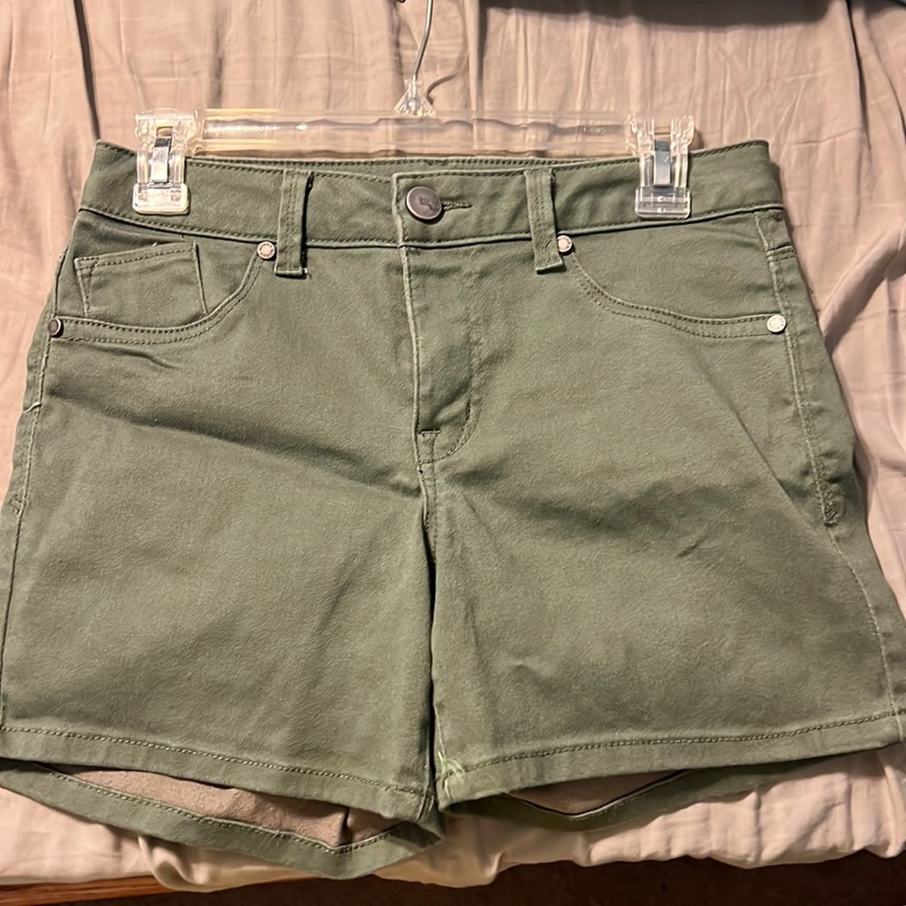 Green shorts